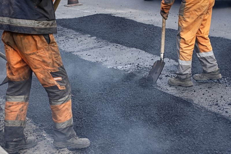 Winter Asphalt Work