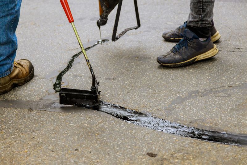 Asphalt Repair in Progress