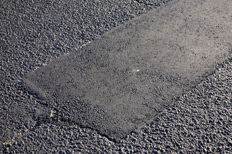 Asphalt Driveway Before Resurfacing